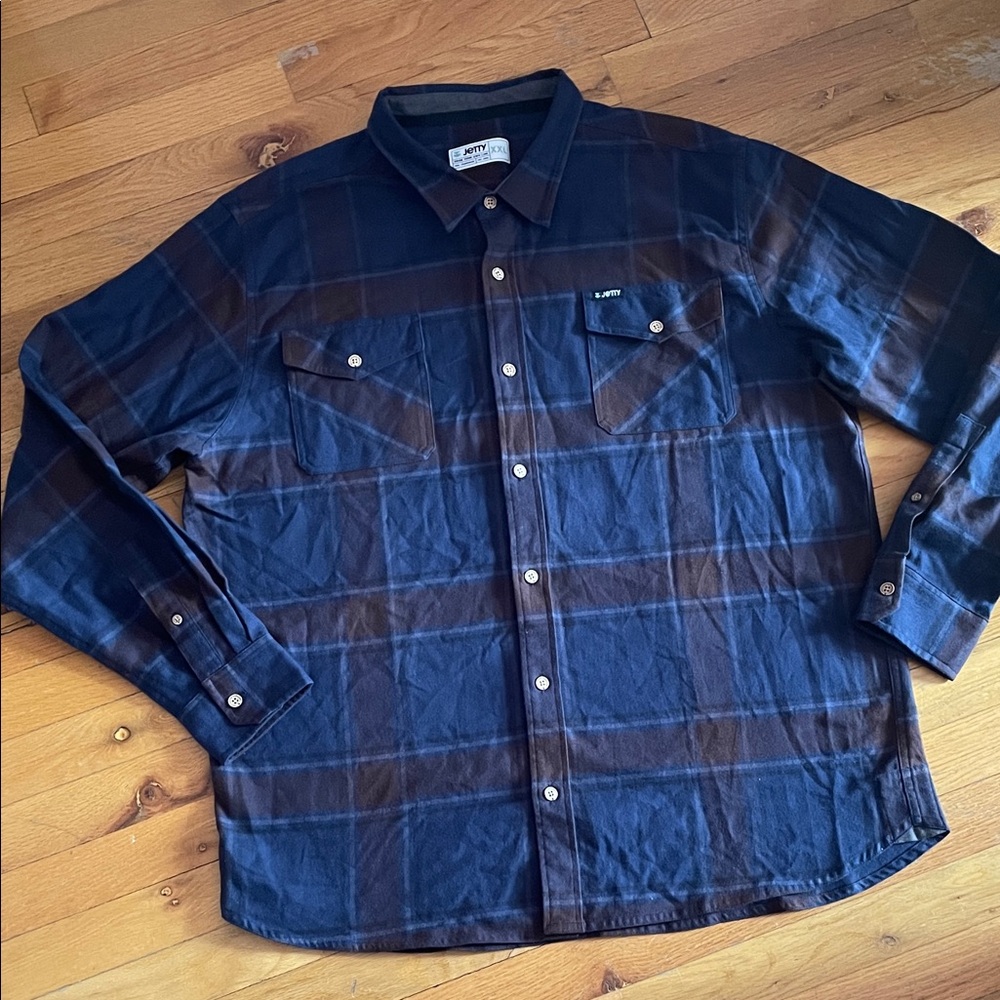 Jetty Men's Breaker Plaid Cotton Flannel Shirt